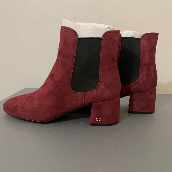 Coach Tia Suede Booties | Coach Booties | Size 7.5 - Picture 3 of 6